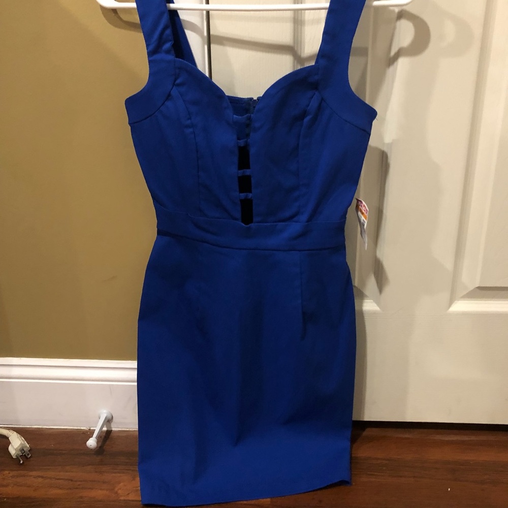 Royal blue dress